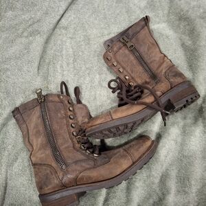 Brown Leather Men's Boots